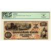 Image 1 : Colonial Bank of Canada, 1859 $10 #72, CH-130-10-04-12, PCGS EF45