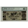 Image 1 : Hart's Bank 18xx $3 , CH-350-12-04a, PMG UNC63 EPQ.  The only example graded by PMG