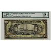 Image 1 : The Royal Bank of Canada 1913 $10 2199642, CH-630-12-08. PMG F12, comment Trimmed.