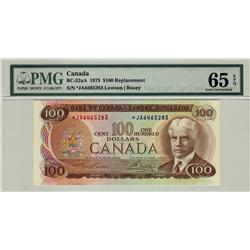 1975 $100 BC-52aA #*JA6465283, PMG Gem UNC65 EPQ.