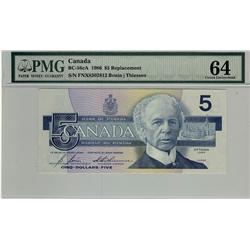 1986 $5 BC-56cA FNX8302812 PMG UNC64