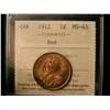 Image 1 : 1912 1¢ ICCS MS65RD. 85% red with light rim tone.