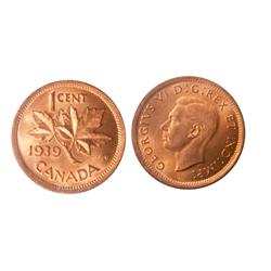 1939 1¢ ICCS MS66.  Full red and lustrous.