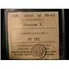 Image 1 : 1880H 5¢ Obv 3 ICCS MS63.
