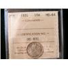 Image 1 : 1929 10¢ ICCS MS64.