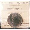 Image 1 : 1982 50¢ SmBds Type 2 ICCS MS65.