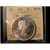 Image 1 : 1963 $1 ICCS MS64 Heavy Cameo.