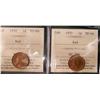 Image 1 : 1951&1952 1¢ ICCS MS64RD