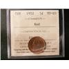 Image 1 : 1952 1¢ ICCS MS65 RD