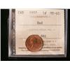 Image 1 : 1957 1¢ ICCS MS65RD.