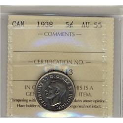 1938 5¢ ICCS AU55.