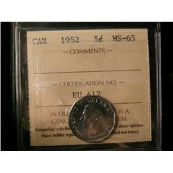 1952 5¢ ICCS MS65