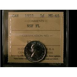 1953 5¢ NSF FL ICCS MS65.