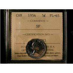 1954 5¢ SF ICCS PL65.