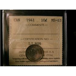 1941 10¢ ICCS MS63.