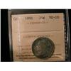 Image 1 : 1891 25¢ ICCS VG10.