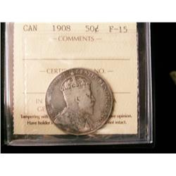 1908 50¢ ICCS F15