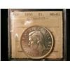 Image 1 : 1950 $1 ICCS MS63.