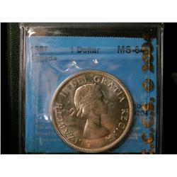 1957 $1 CCCS MS64.