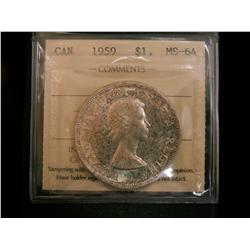 1959 $1 ICCS MS64.