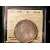 Image 1 : 1964 $1 ICCS MS64.