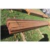 Image 1 : (15) 4" x 4" x 12 Feet Brown Treated Boards