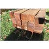 Image 2 : (15) 4" x 4" x 12 Feet Brown Treated Boards