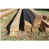 Image 2 : (16) 2" x 6" Green Treated Boards Various Lengths;