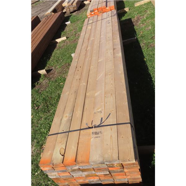 (63) 2" x 4" x 10 Feet Spruce Boards