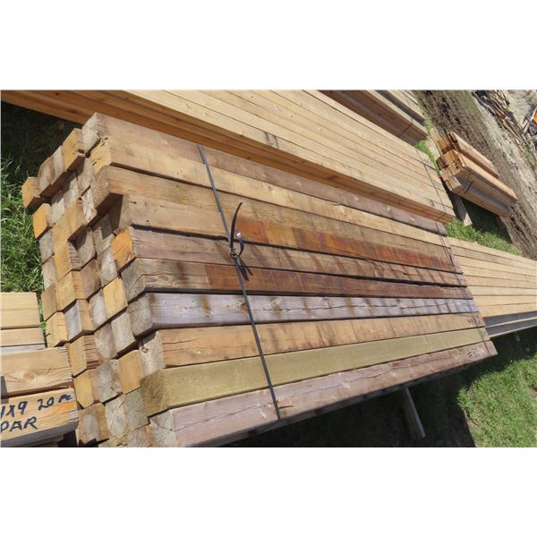 (50) 4" x 4" x 8 Feet Fir & Spruce Boards