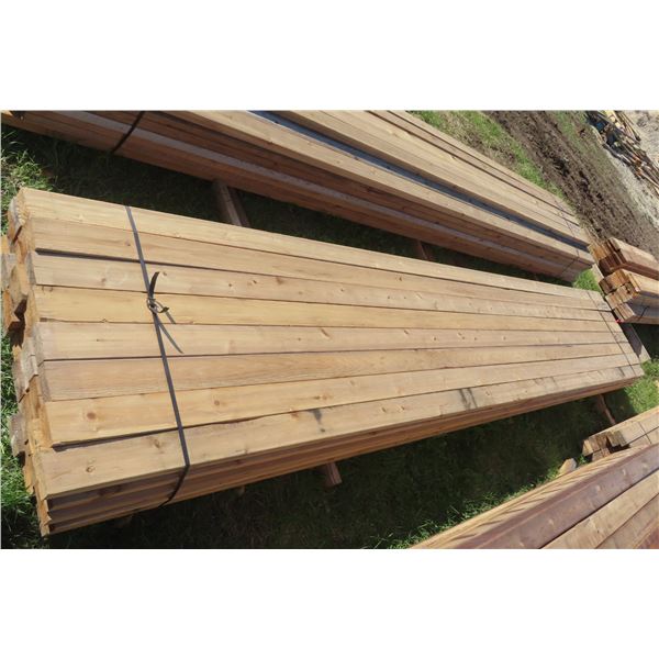 (40) 2" x 4" x 14 Feet Cedar Boards