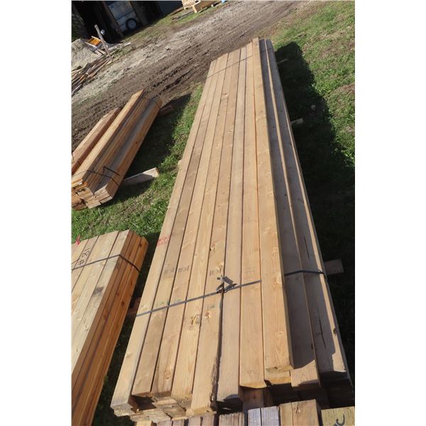 (66) 2" x 4" x 16 Feet Spruce Boards
