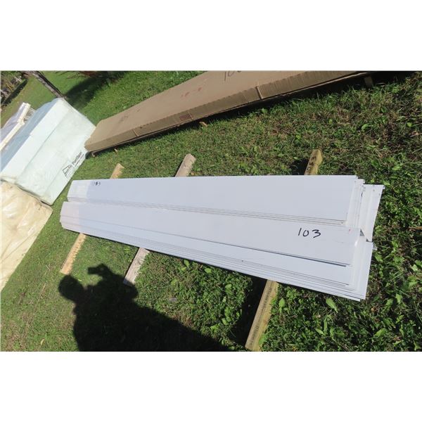 59 Pieces Fascia; 42 @ 1" x 8" & 17 @ 2" x 8"