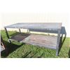 Image 1 : Metal Shop 2 Tier Work Bench 38" x 96" x 36" 