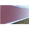 Image 3 : 104 Pieces Red Siding 8" x 12 Feet