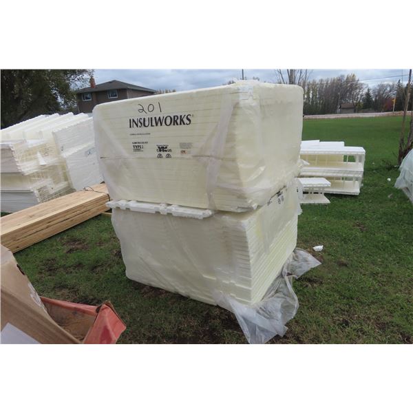 41x In-floor Hydronic Heating Insulation 48" X 48" X 2"