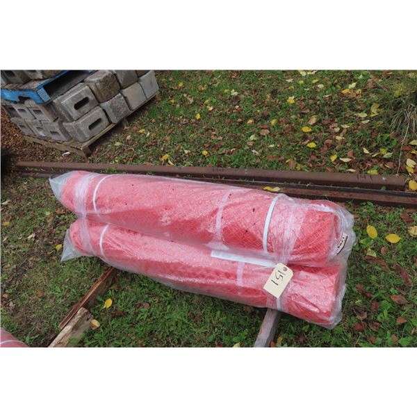 3 X New Rolls of Plastic Snow Fence - 4' X 50'