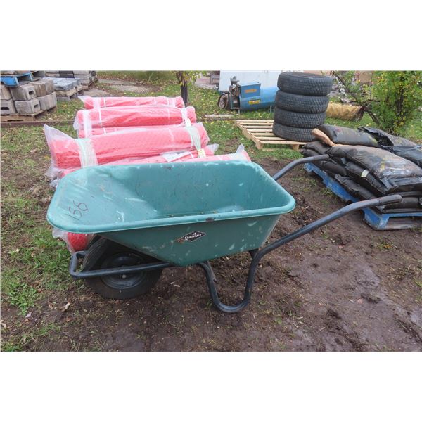 Garant Poly Rubber Tired Wheel Barrow
