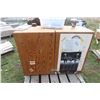 Image 1 : Wall Mount 2 Door Wood Shop Cabinet 34" X 19" X 45"