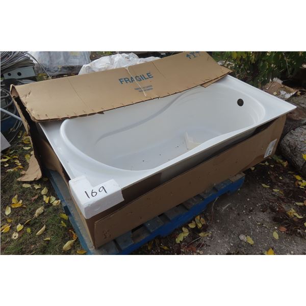 New White 60" Bath Tub