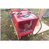 Image 2 : 3 X 4800w Construction Heaters (two Working) & Halogen Job Site Light