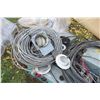 Image 4 : 2 X Metal Electrical Boxes, Bx Wire, Shut Off Control, Pot Lights/temporary Service Overhead Wire