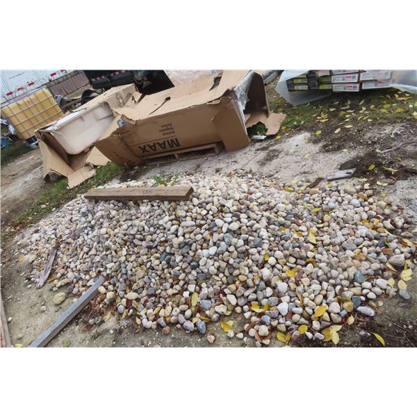 1 Yard of River Wash Stone