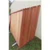 Image 2 : 10 X Cedar Fence Panels - 66" X 5'-06