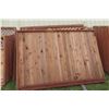 Image 1 : 6 X Cedar Fence/lattus Fence Panels 66" X 5'-06 & 4 X Cedar Fence Panels 44" X 5'-06 (total of 10)