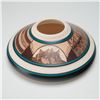 Image 1 : Bob Lansing Navajo Incised Pottery Vase with Wolf Motif