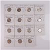 Image 1 : 15pc US Dimes 1956 to 1957 Roosevelt Includes Silver