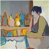 Image 2 : Itzchak Tarkay, Limited Edition Serigraph on Paper, Spare Time, Signed