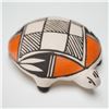 Image 2 : 2pc Acoma Pueblo Pottery Figures, Turtle & Whale Motif