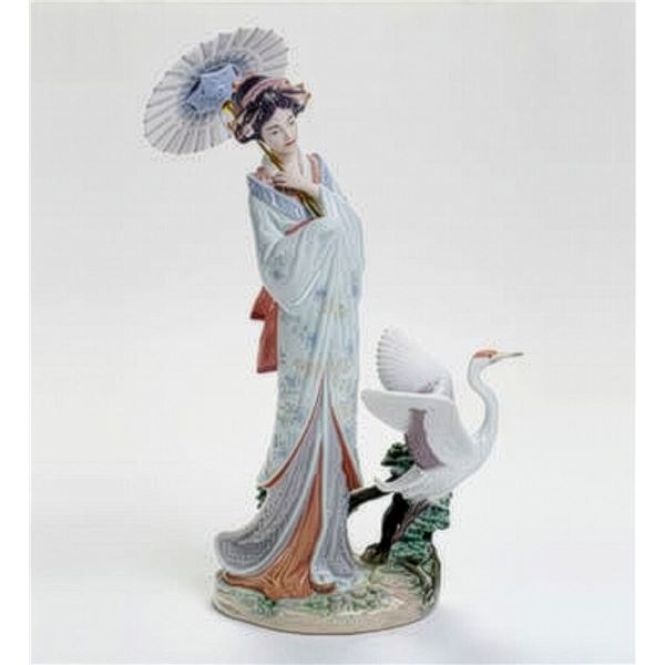 Lladro Porcelain Figurine, Japanese Portrait 1008253